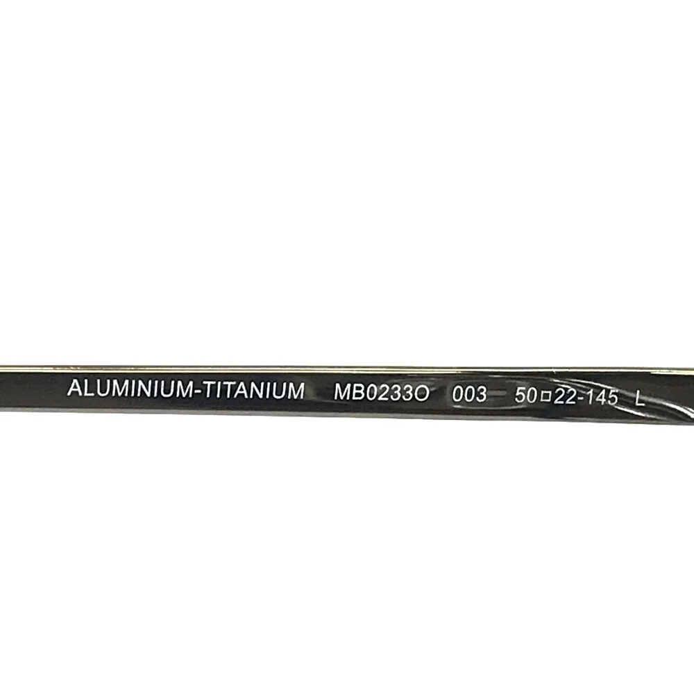 Montblanc Eyeglasses Frames MB0233O 003 Matte Dark Blue Ruthenium 50-22-145